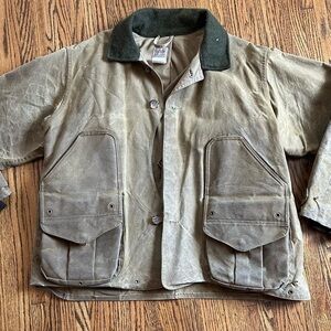 Vintage Filson Tin Cloth Waterfowl Jacket - Made in USA